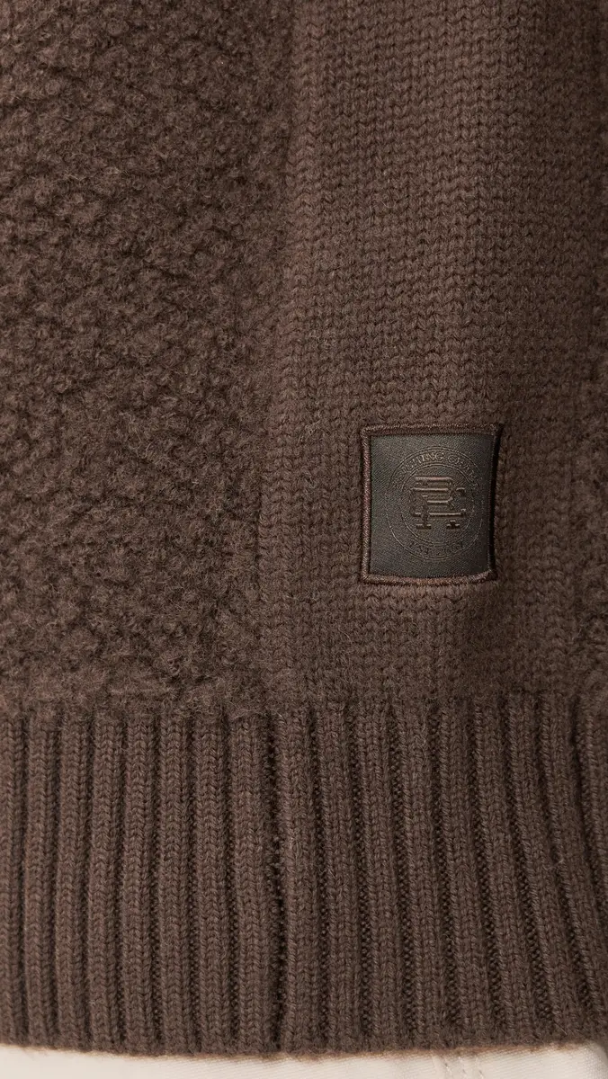 REIGNING CHAMP Textured Boucle Turf Cardigan | Thumbnail 6