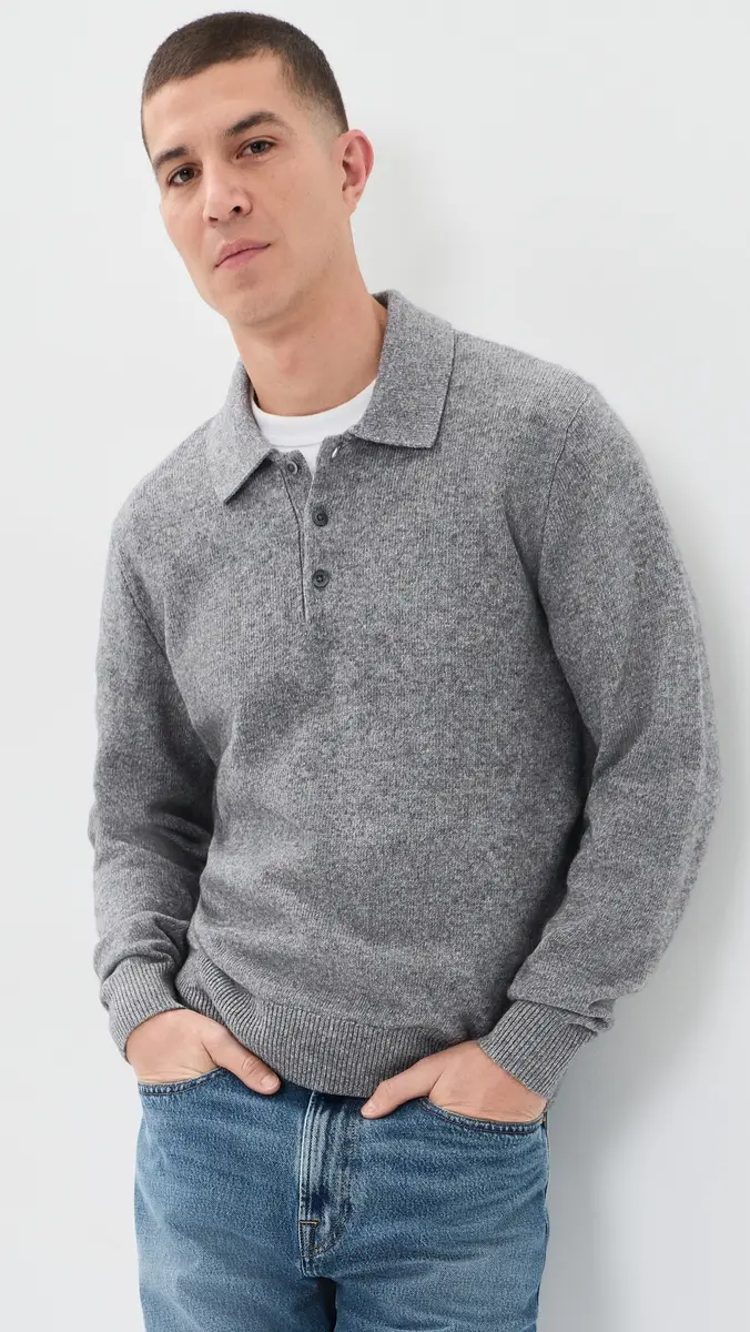 Madewell Frances Polo Sweater | Thumbnail 2