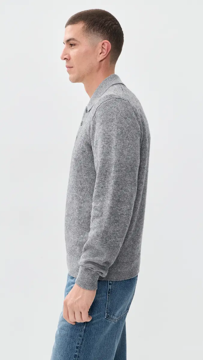 Madewell Frances Polo Sweater | Thumbnail 4
