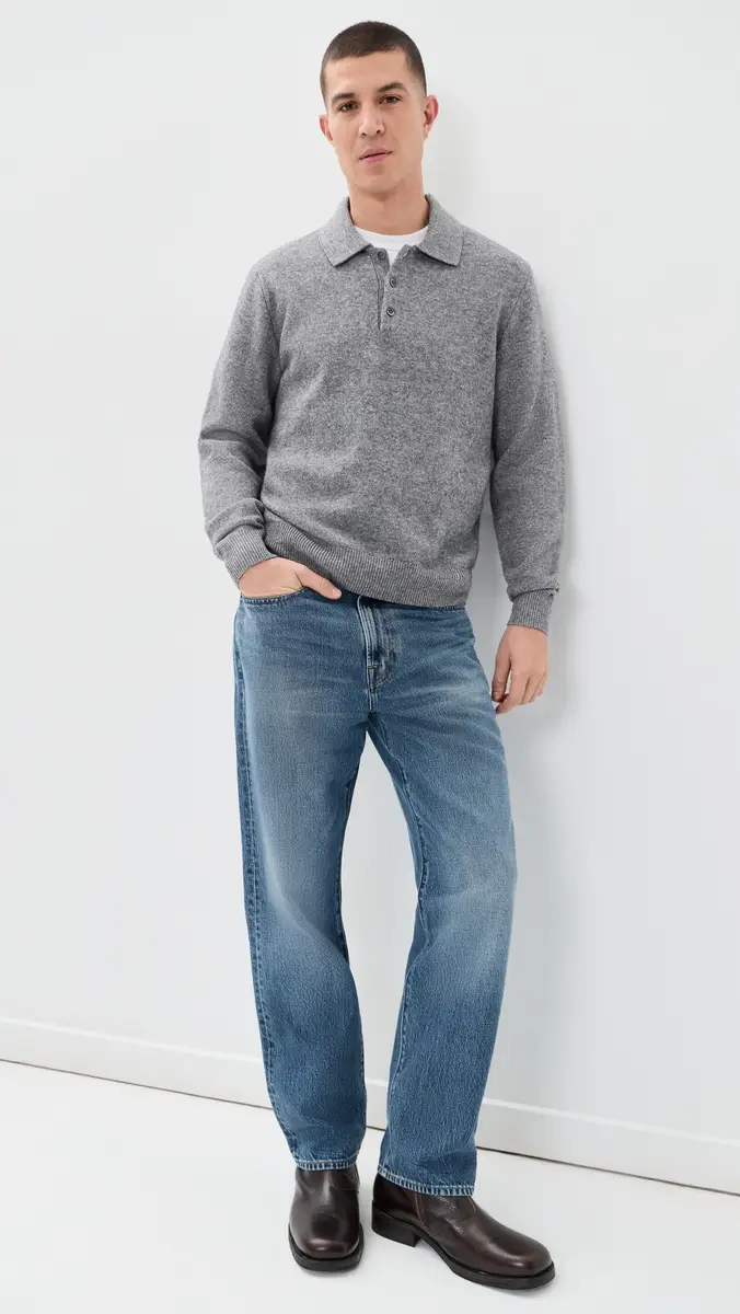 Madewell Frances Polo Sweater | Thumbnail 5