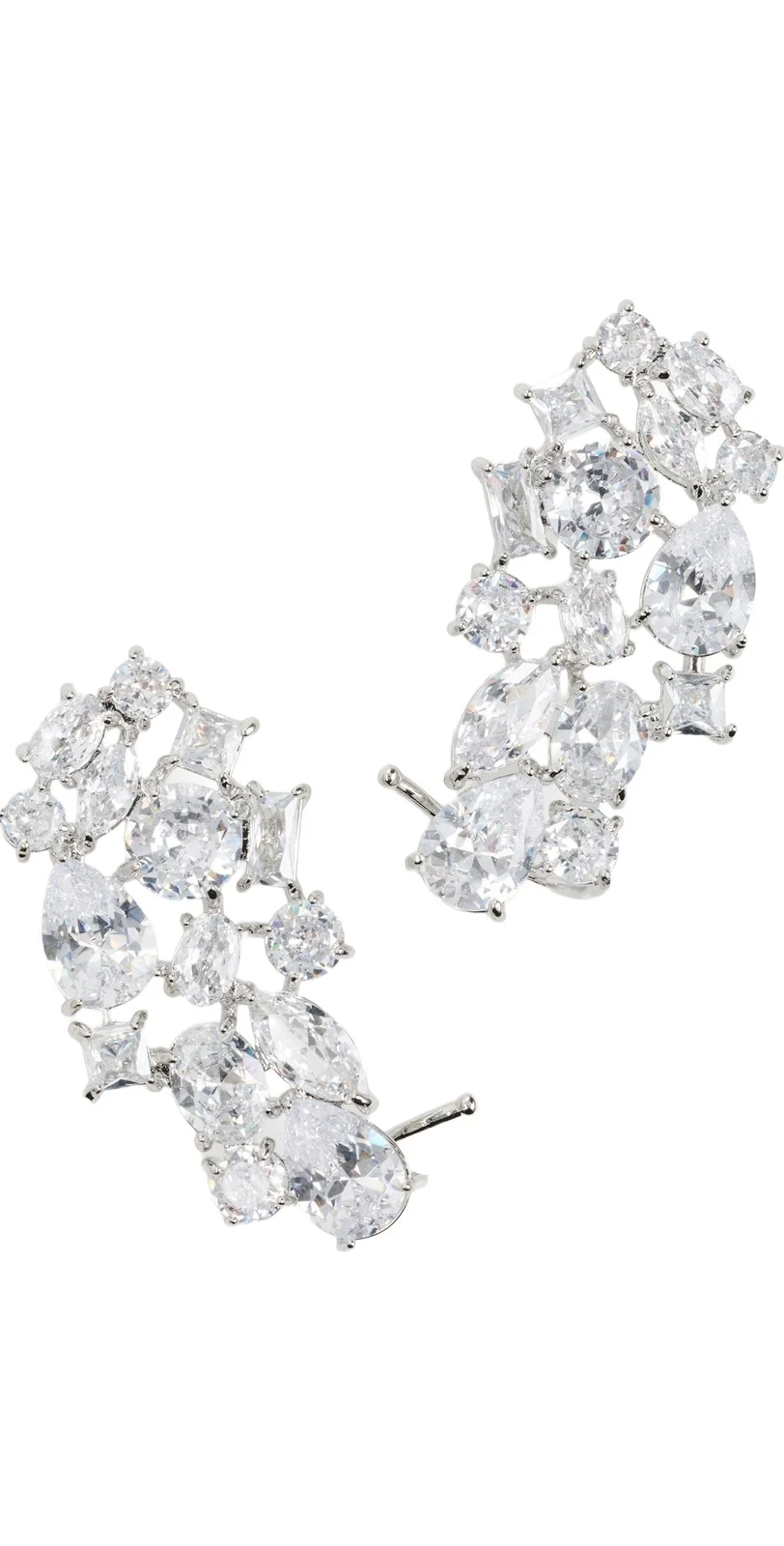 BaubleBar Jazz Crystal Crawler Earrings