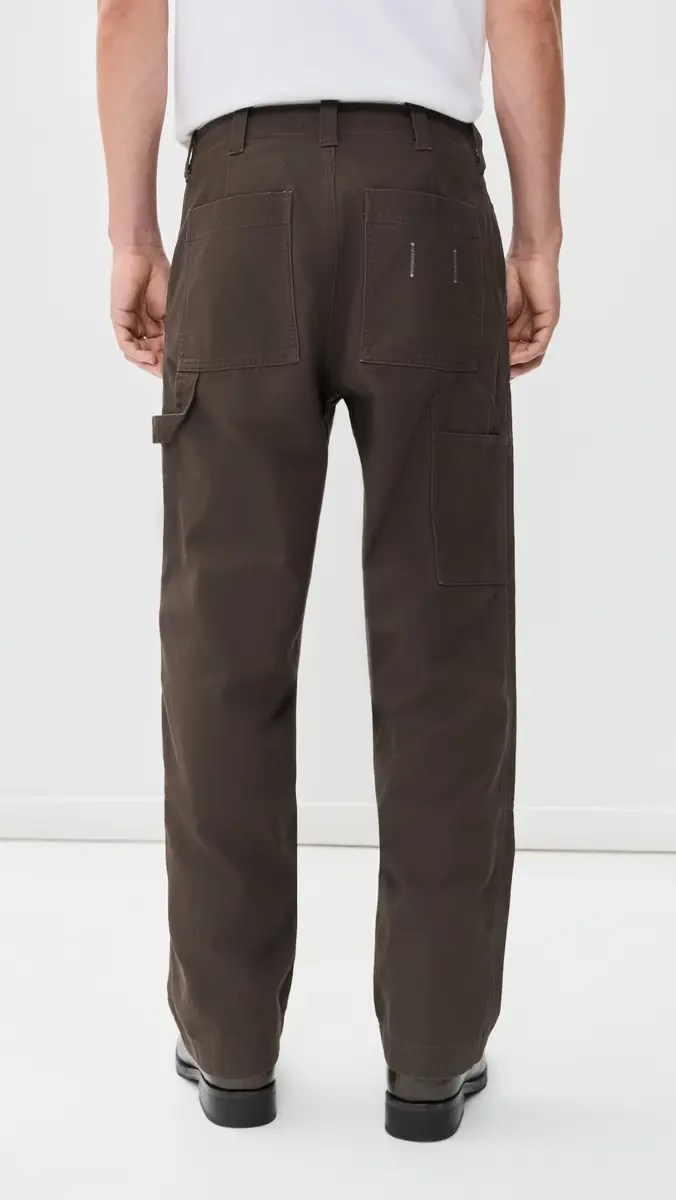 REIGNING CHAMP Cotton Canvas Double Knee Relaxed Pants | Thumbnail 3