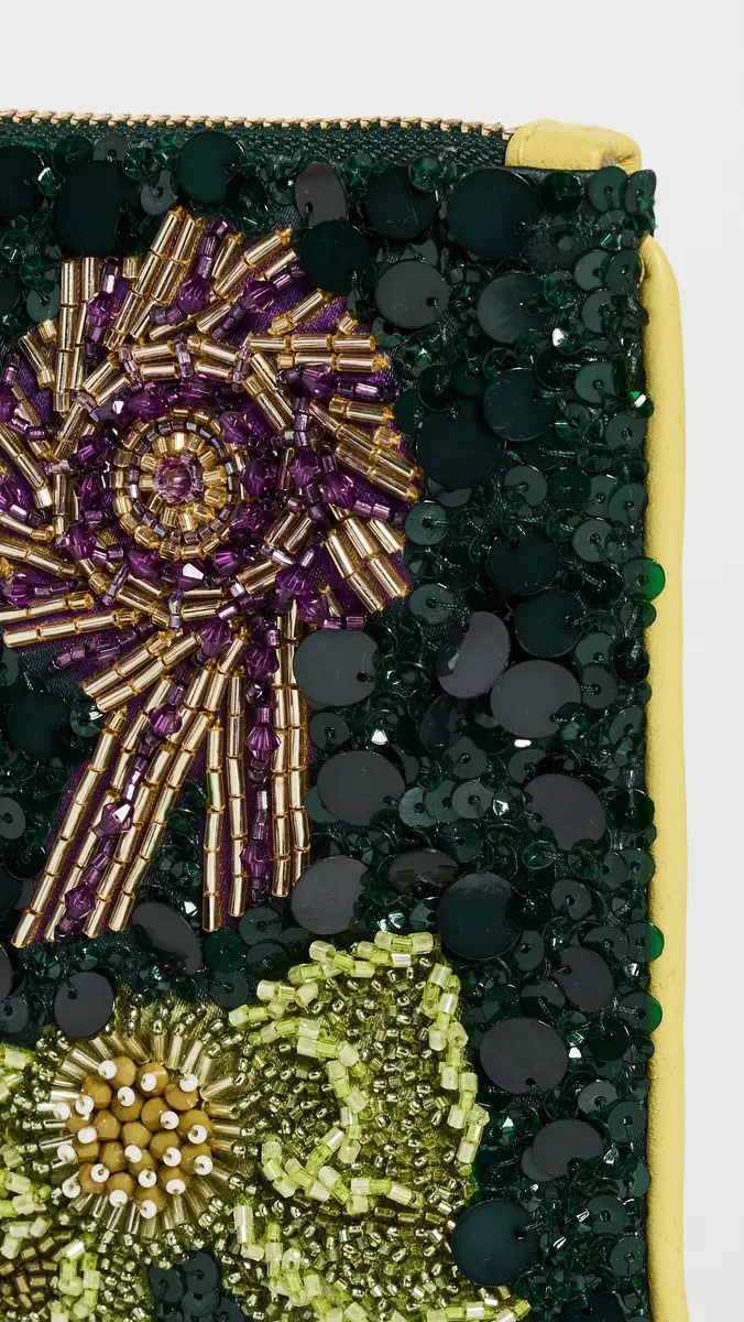 ALÉMAIS Rosette Beaded Clutch | Thumbnail 5