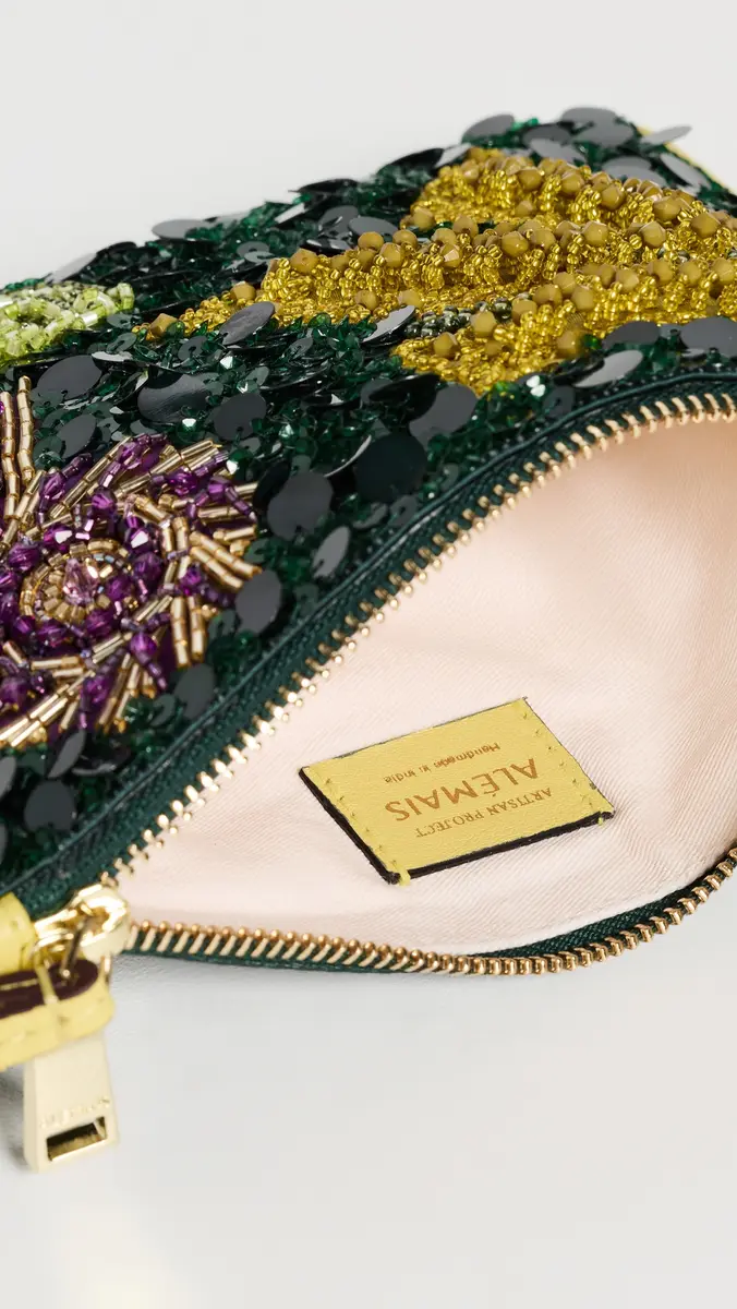 ALÉMAIS Rosette Beaded Clutch | Thumbnail 6