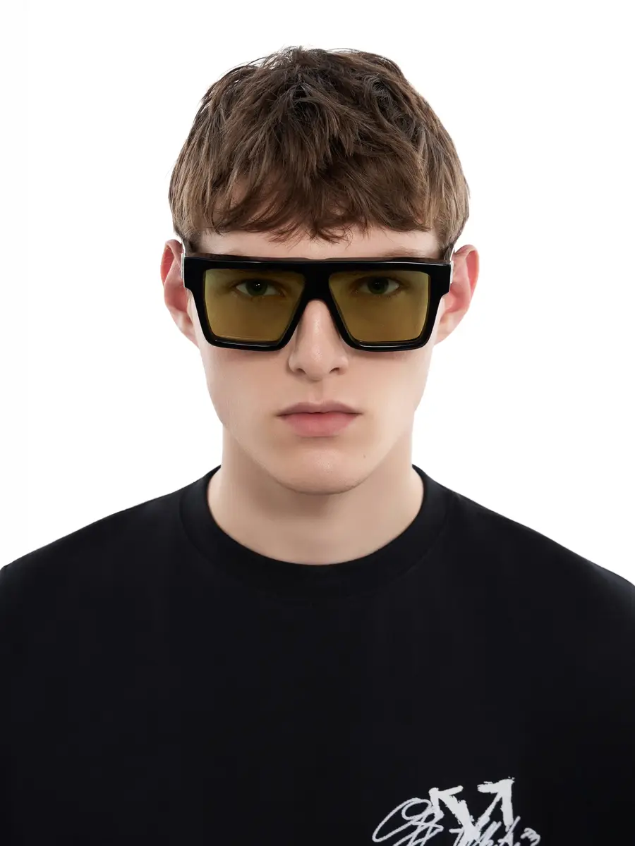 Off-White Berkeley Light Green Lens Sunglasses