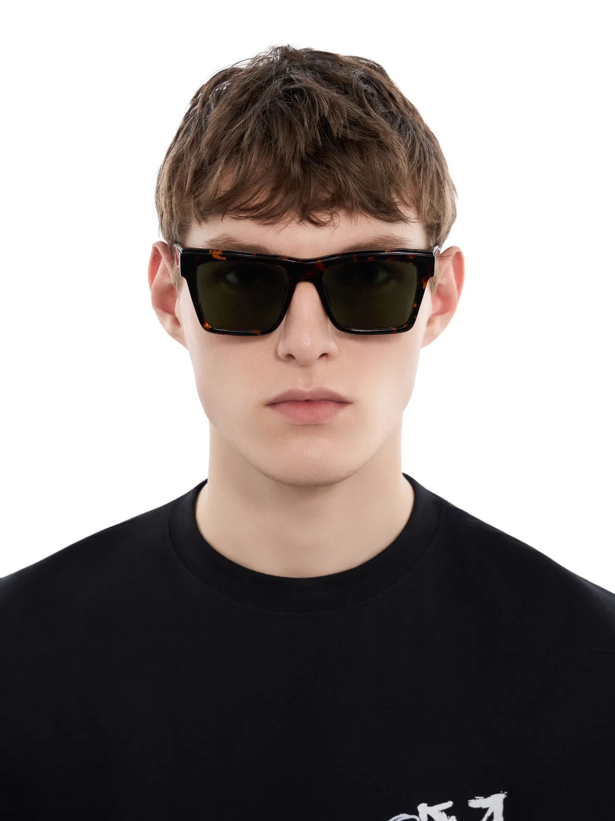 Off-White Virginia Green Lens Sunglasses