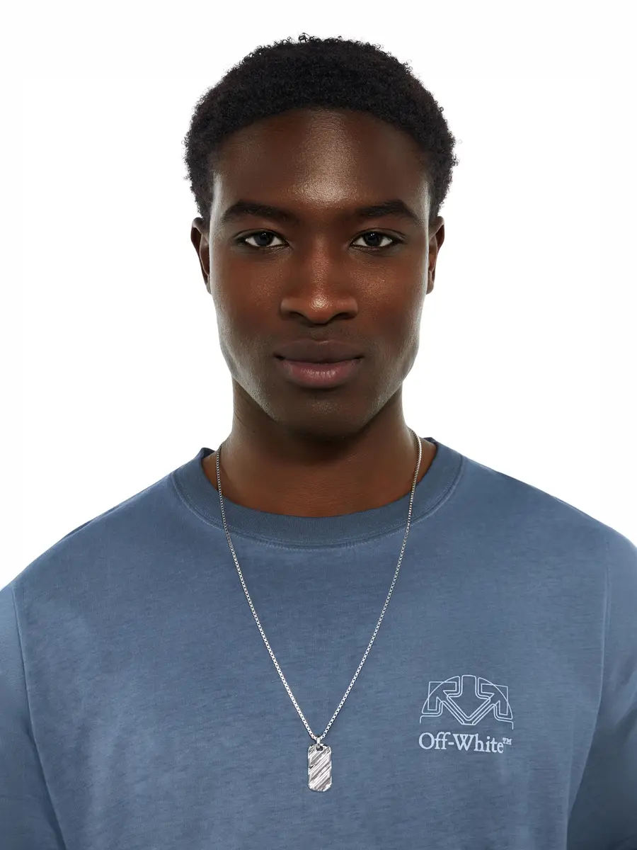Off-White Diag Dog Tag Necklace | Thumbnail 2 Off-White Diag Dog Tag Necklace | Thumbnail 2