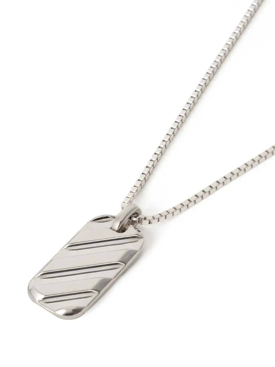 Off-White Diag Dog Tag Necklace | Thumbnail 3 Off-White Diag Dog Tag Necklace | Thumbnail 3