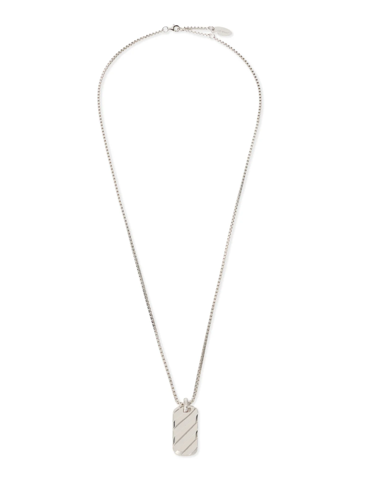 Off-White Diag Dog Tag Necklace | Thumbnail 1 Off-White Diag Dog Tag Necklace | Thumbnail 1