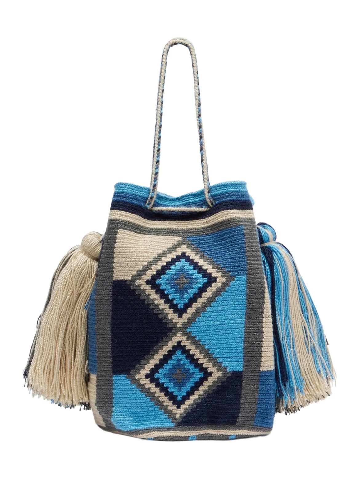 JW Anderson La Mochia Wayuu woven bucket bag