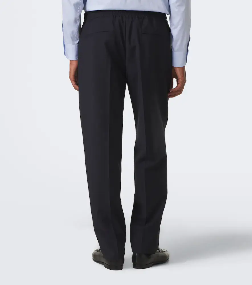 Valentino Garavani Wool and mohair straight pants | Thumbnail 2 Valentino Garavani Wool and mohair straight pants | Thumbnail 2