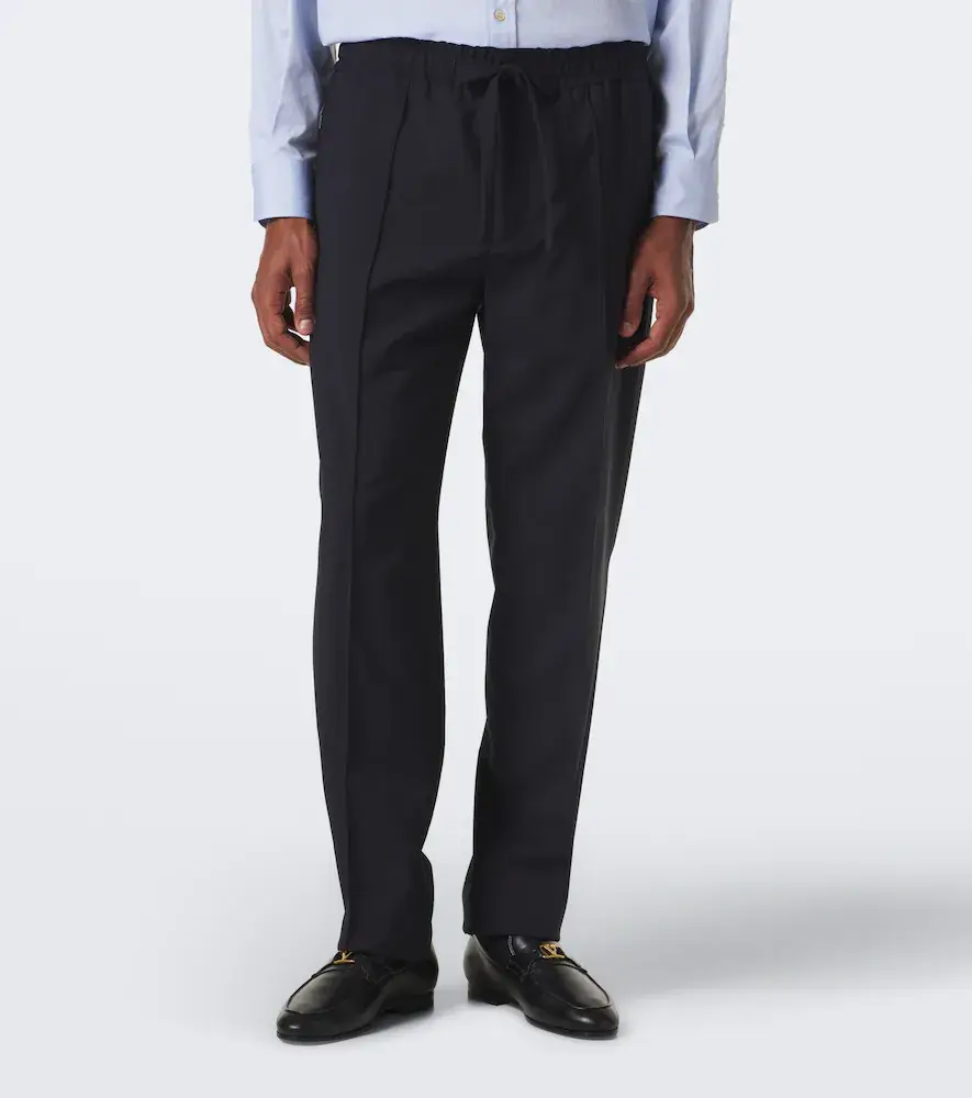 Valentino Garavani Wool and mohair straight pants | Thumbnail 4 Valentino Garavani Wool and mohair straight pants | Thumbnail 4
