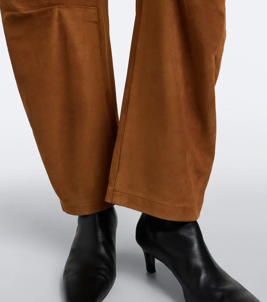 Nili Lotan Shon suede barrel-leg pants | Thumbnail 2 Nili Lotan Shon suede barrel-leg pants | Thumbnail 2