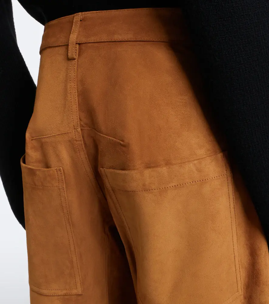 Nili Lotan Shon suede barrel-leg pants | Thumbnail 5 Nili Lotan Shon suede barrel-leg pants | Thumbnail 5