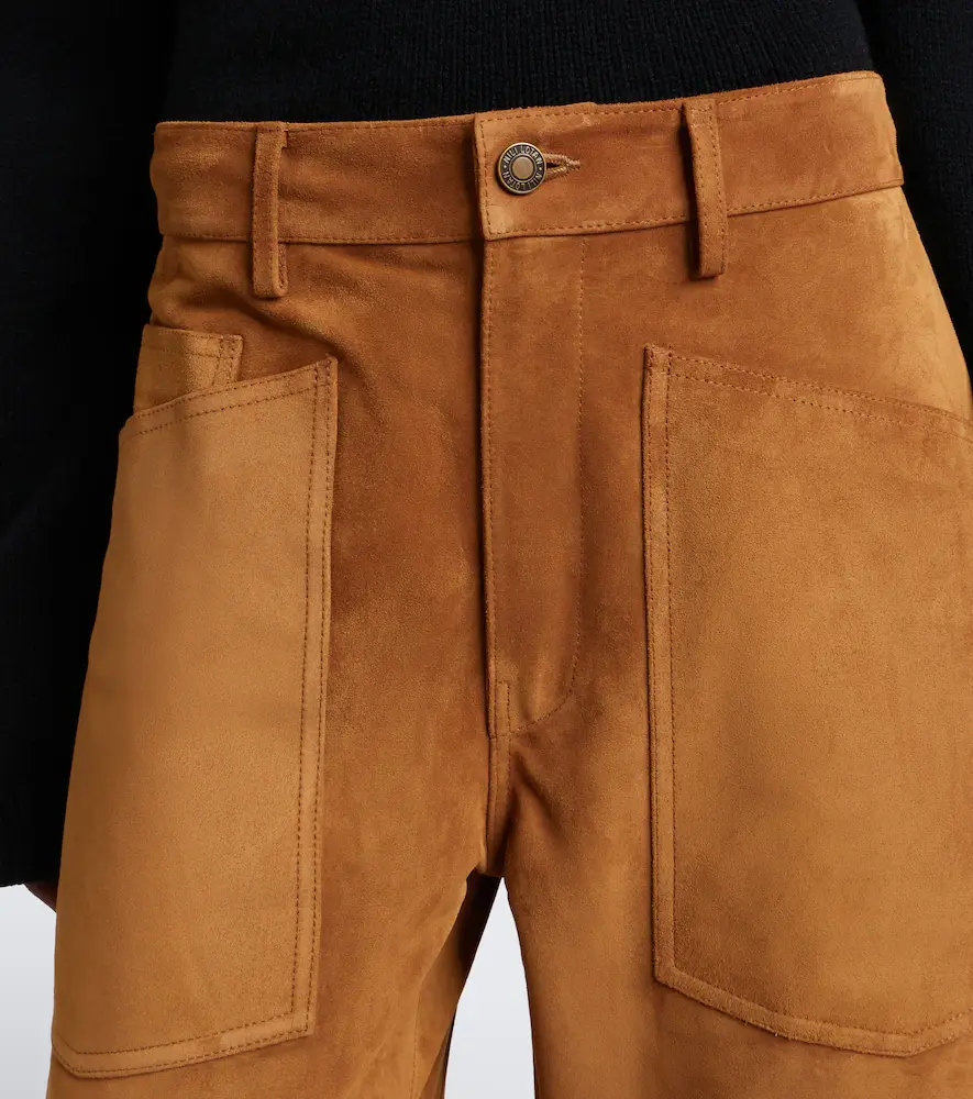 Nili Lotan Shon suede barrel-leg pants | Thumbnail 6 Nili Lotan Shon suede barrel-leg pants | Thumbnail 6