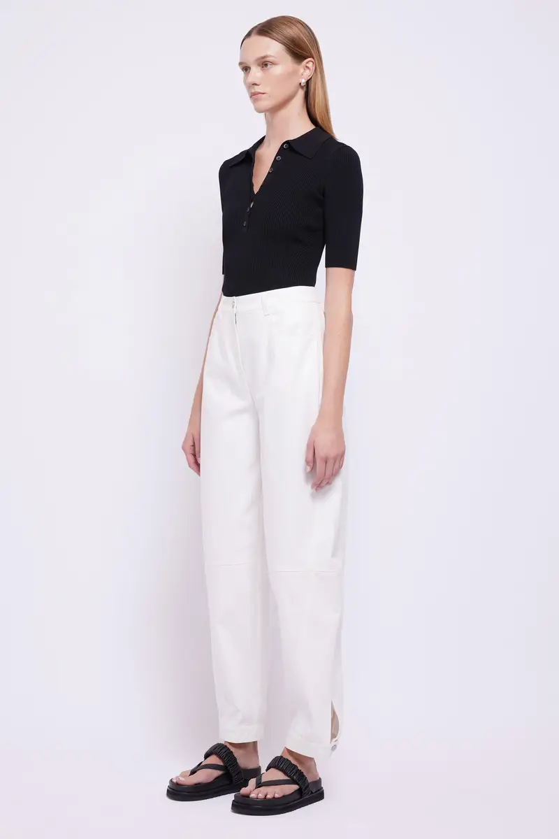 Simkhai Secily Knit Polo | Thumbnail 2 Simkhai Secily Knit Polo | Thumbnail 2