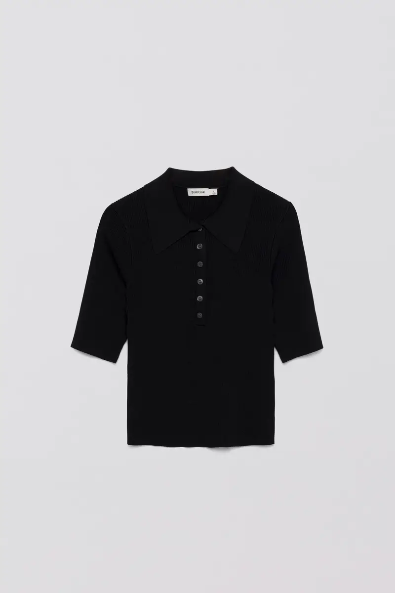 Simkhai Secily Knit Polo | Thumbnail 5 Simkhai Secily Knit Polo | Thumbnail 5