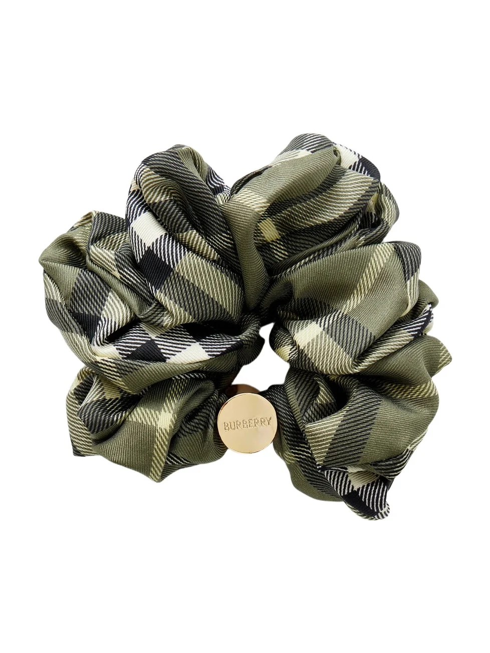 Burberry Checked Silk Scrunchie