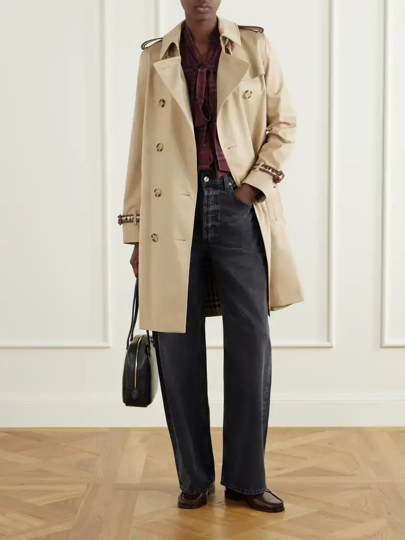 Burberry Kensington Belted Double-breasted Cotton-gabardine Trench Coat | Thumbnail 2 Burberry Kensington Belted Double-breasted Cotton-gabardine Trench Coat | Thumbnail 2