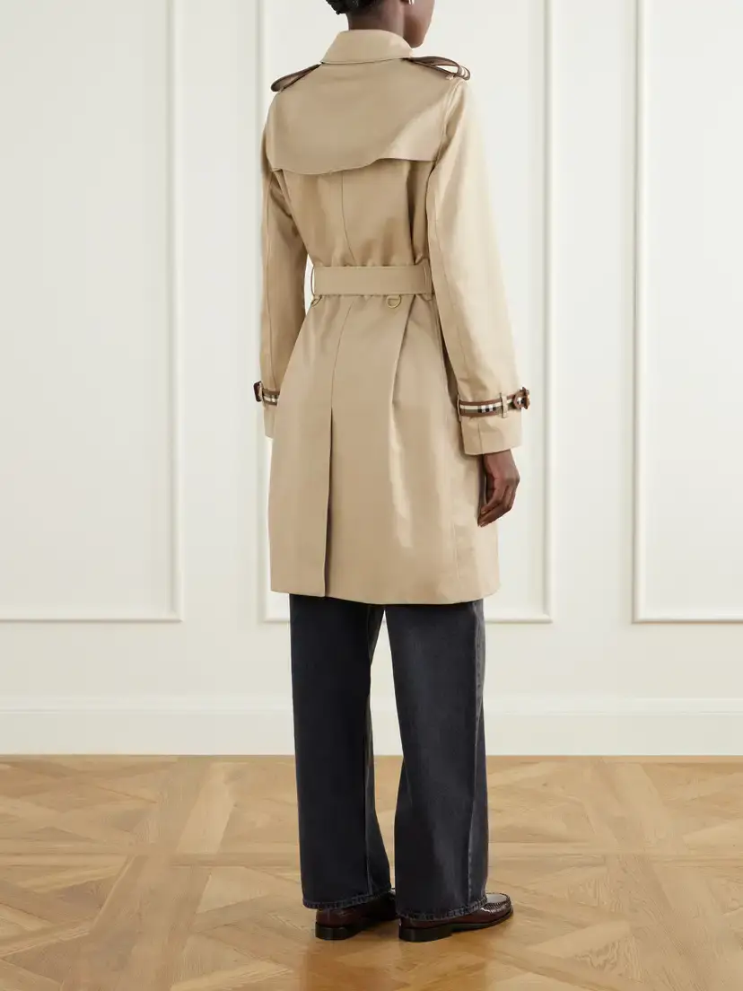 Burberry Kensington Belted Double-breasted Cotton-gabardine Trench Coat | Thumbnail 4 Burberry Kensington Belted Double-breasted Cotton-gabardine Trench Coat | Thumbnail 4