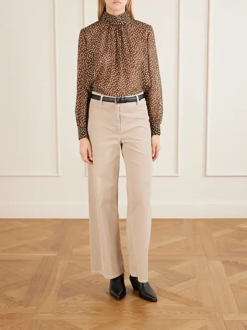 Nili Lotan Remie Animal-print Silk Blouse | Thumbnail 2 Nili Lotan Remie Animal-print Silk Blouse | Thumbnail 2