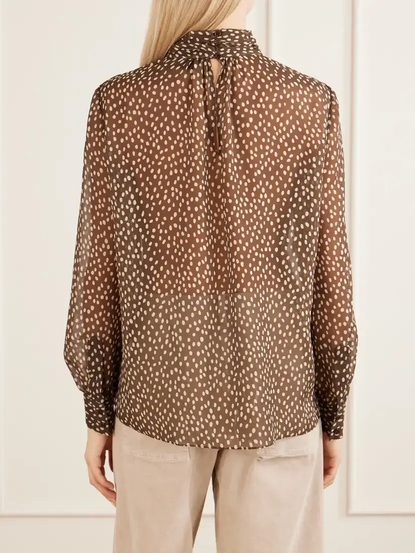 Nili Lotan Remie Animal-print Silk Blouse | Thumbnail 4 Nili Lotan Remie Animal-print Silk Blouse | Thumbnail 4