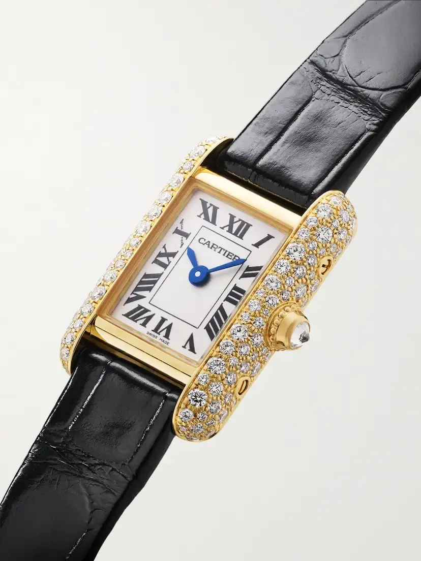 Cartier Tank Louis Quartz-movement 18-karat Gold Diamond Watch | Thumbnail 3 Cartier Tank Louis Quartz-movement 18-karat Gold Diamond Watch | Thumbnail 3