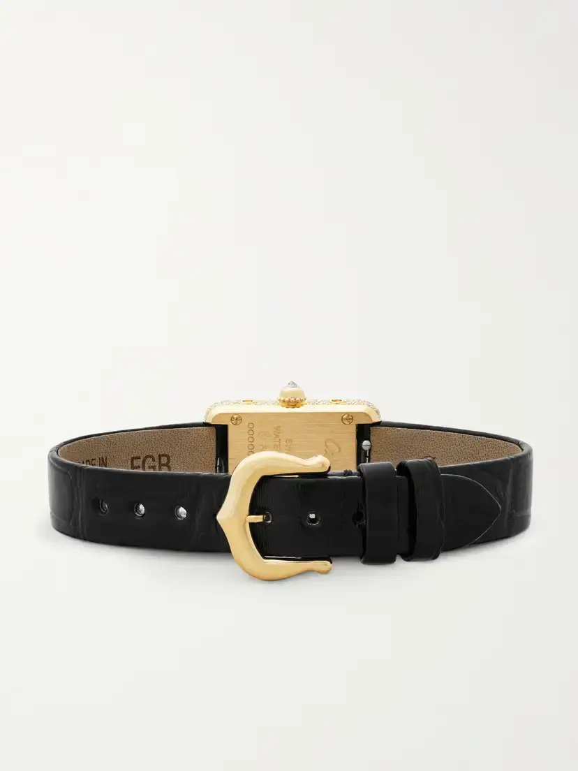 Cartier Tank Louis Quartz-movement 18-karat Gold Diamond Watch | Thumbnail 5 Cartier Tank Louis Quartz-movement 18-karat Gold Diamond Watch | Thumbnail 5