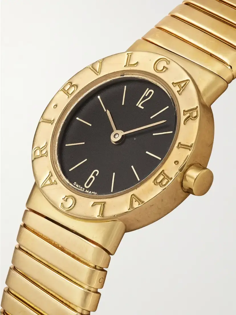 Stephanie Windsor + Bvlgari Vintage 1990s Tubogas Quartz-movement 18-karat Gold Watch, Ref. Bb232t (6'' Wrist) | Thumbnail 3 Stephanie Windsor + Bvlgari Vintage 1990s Tubogas Quartz-movement 18-karat Gold Watch, Ref. Bb232t (6'' Wrist) | Thumbnail 3