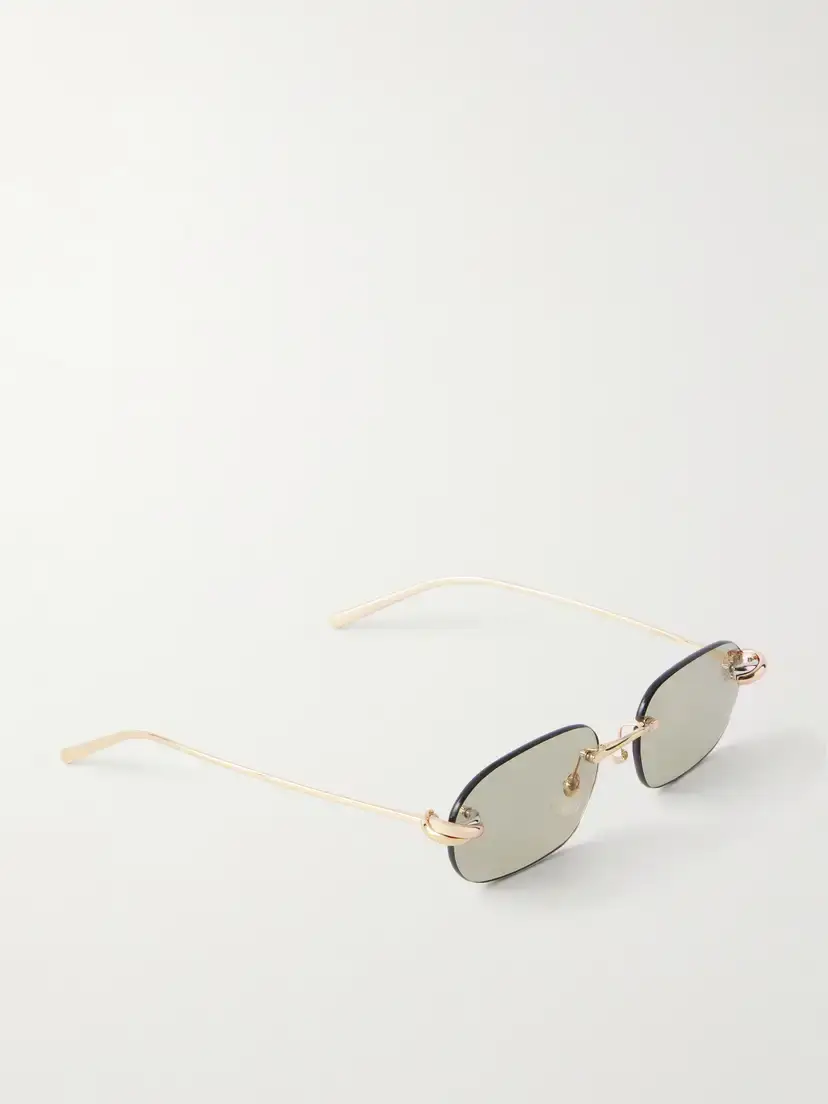 Cartier Eyewear Trinity De Cartier Square-frame Gold-tone Sunglasses | Thumbnail 3 Cartier Eyewear Trinity De Cartier Square-frame Gold-tone Sunglasses | Thumbnail 3