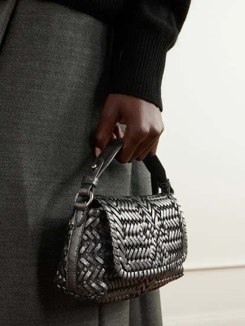 Anya Hindmarch The Neeson New Metallic Woven Leather Top-handle Bag | Thumbnail 2