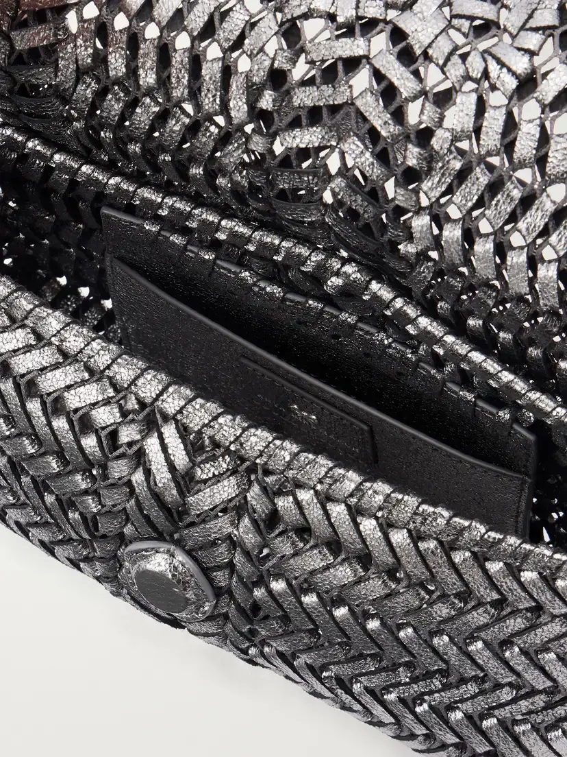 Anya Hindmarch The Neeson New Metallic Woven Leather Top-handle Bag | Thumbnail 6