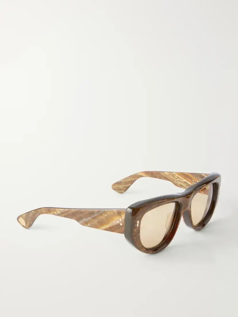 Jacques Marie Mage + Erin Wasson The Sud Square-frame Marbled Acetate Sunglasses | Thumbnail 3 Jacques Marie Mage + Erin Wasson The Sud Square-frame Marbled Acetate Sunglasses | Thumbnail 3