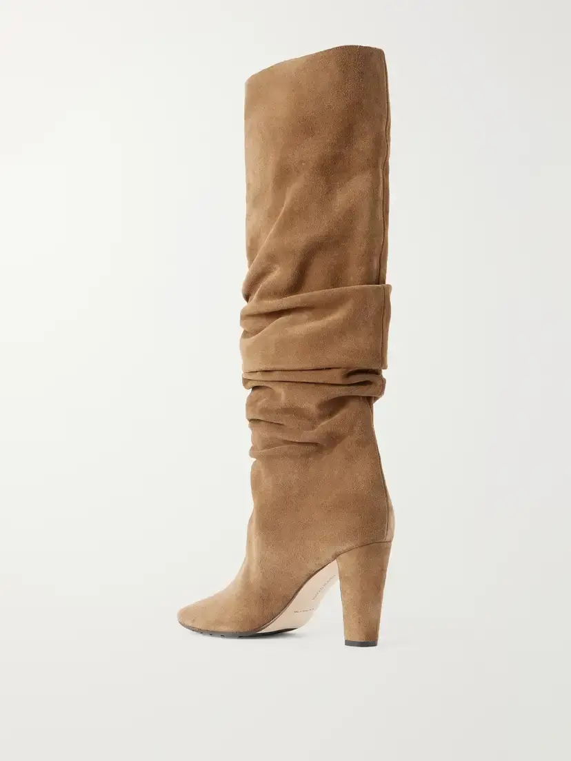 Manolo Blahnik Calassohi 90 Suede Knee Boots | Thumbnail 3