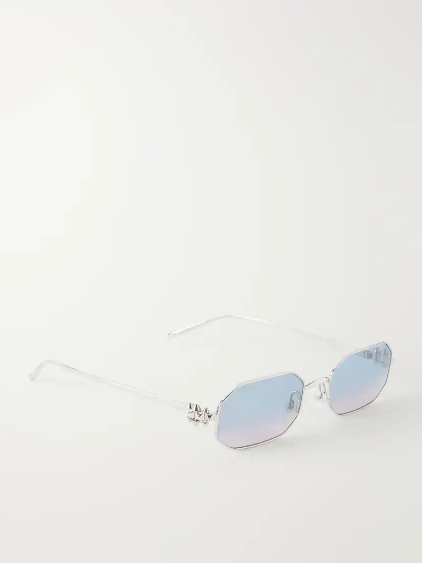Cartier Eyewear Clash De Cartier Square-frame Silver-tone Metal Sunglasses | Thumbnail 3 Cartier Eyewear Clash De Cartier Square-frame Silver-tone Metal Sunglasses | Thumbnail 3
