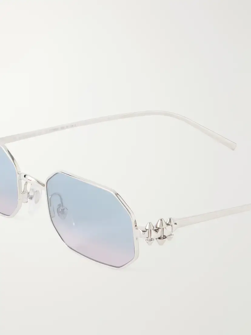 Cartier Eyewear Clash De Cartier Square-frame Silver-tone Metal Sunglasses | Thumbnail 4 Cartier Eyewear Clash De Cartier Square-frame Silver-tone Metal Sunglasses | Thumbnail 4