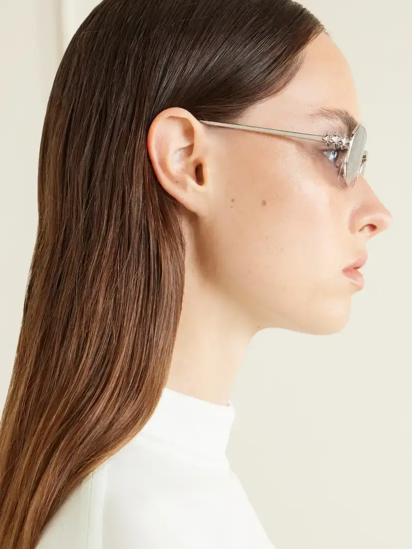 Cartier Eyewear Clash De Cartier Square-frame Silver-tone Metal Sunglasses | Thumbnail 5 Cartier Eyewear Clash De Cartier Square-frame Silver-tone Metal Sunglasses | Thumbnail 5