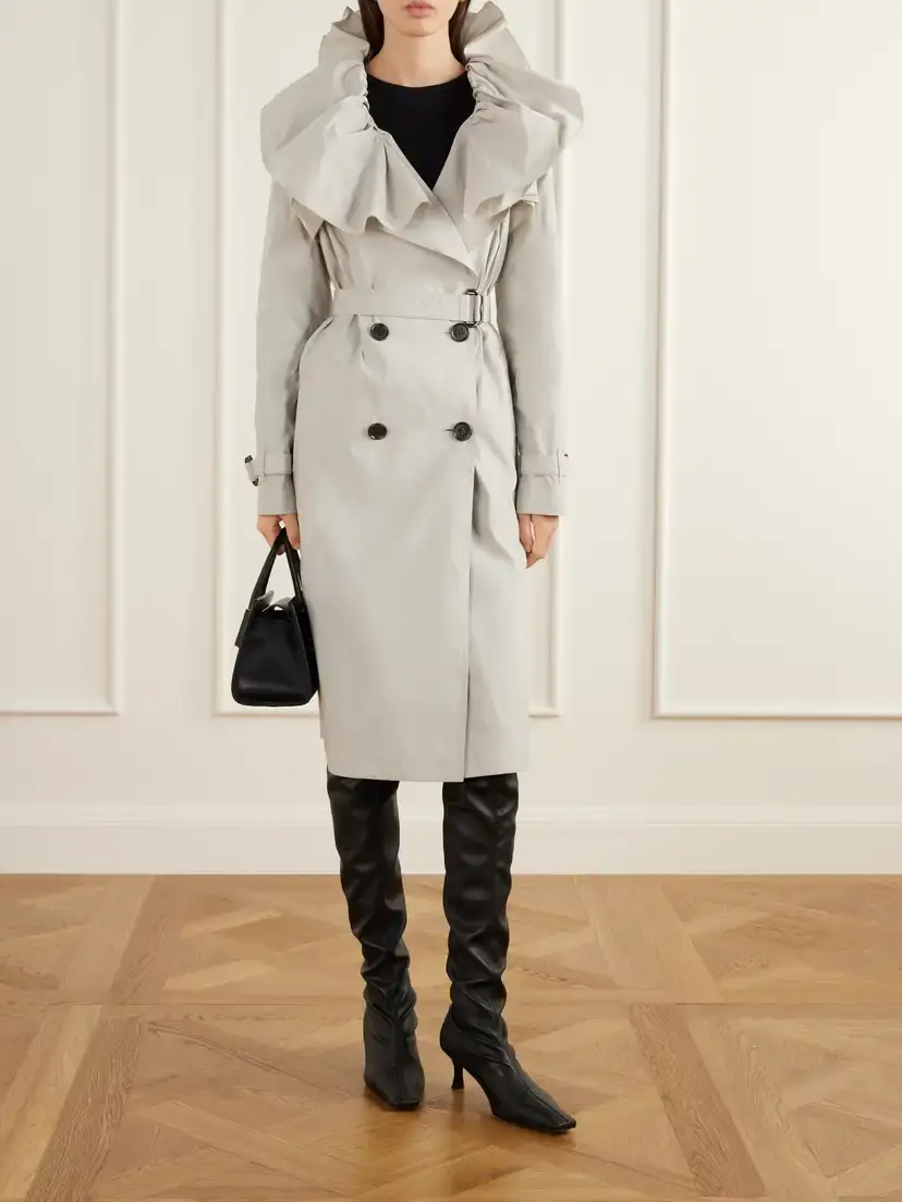 Burberry Clare Belted Gabardine Trench Coat | Thumbnail 4 Burberry Clare Belted Gabardine Trench Coat | Thumbnail 4