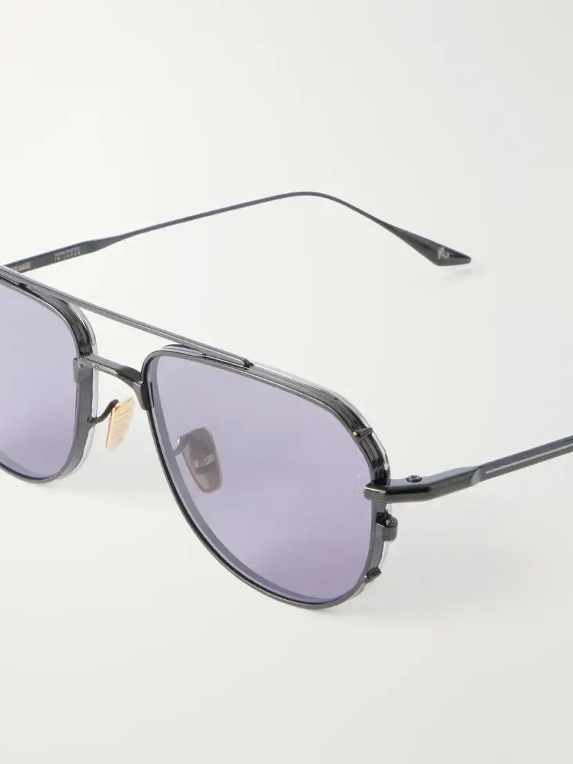 Jacques Marie Mage Cendrars Aviator-style Metal Sunglasses | Thumbnail 4 Jacques Marie Mage Cendrars Aviator-style Metal Sunglasses | Thumbnail 4