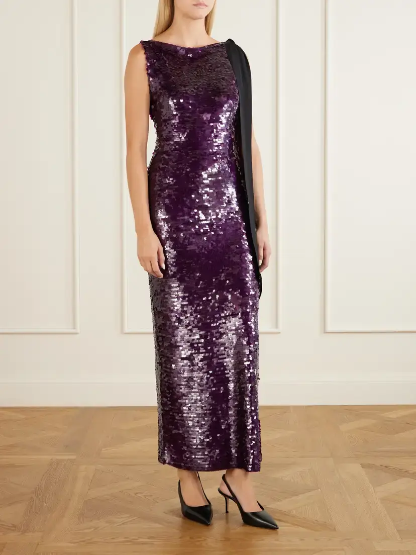 Carolina Herrera Sequin-embellished Knitted Gown | Thumbnail 2 Carolina Herrera Sequin-embellished Knitted Gown | Thumbnail 2