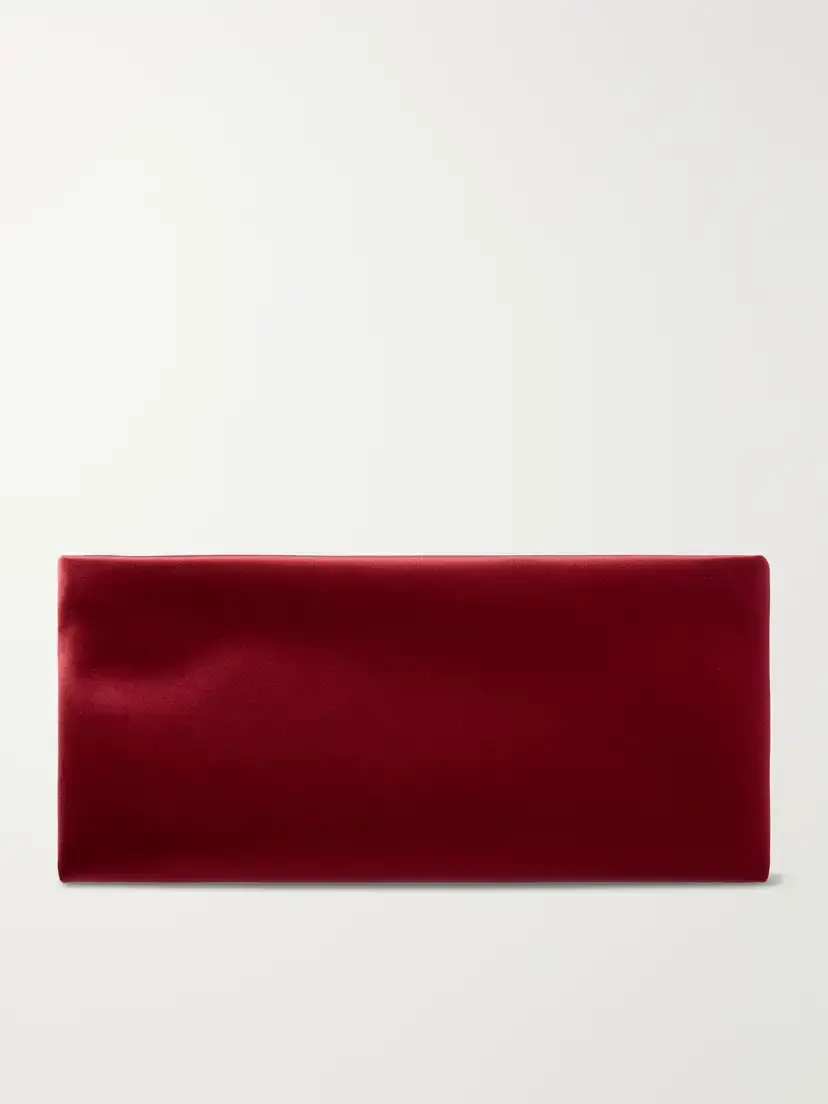 Tom Ford Aura Leather-trimmed Satin Clutch | Thumbnail 4