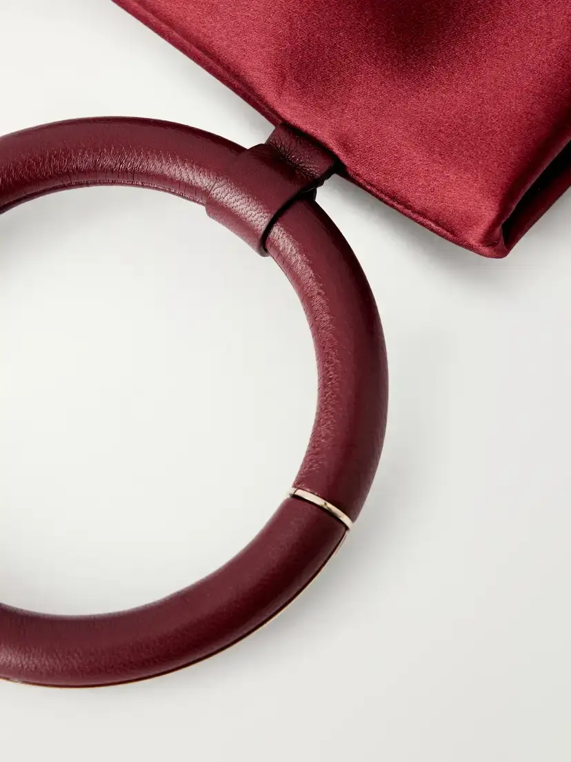 Tom Ford Aura Leather-trimmed Satin Clutch | Thumbnail 5