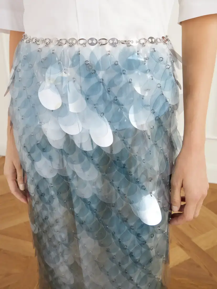 Rabanne Sequined Chainmail Midi Skirt | Thumbnail 5 Rabanne Sequined Chainmail Midi Skirt | Thumbnail 5