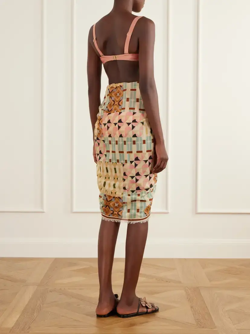 Zimmermann Printed Cotton-voile Pareo | Thumbnail 3 Zimmermann Printed Cotton-voile Pareo | Thumbnail 3