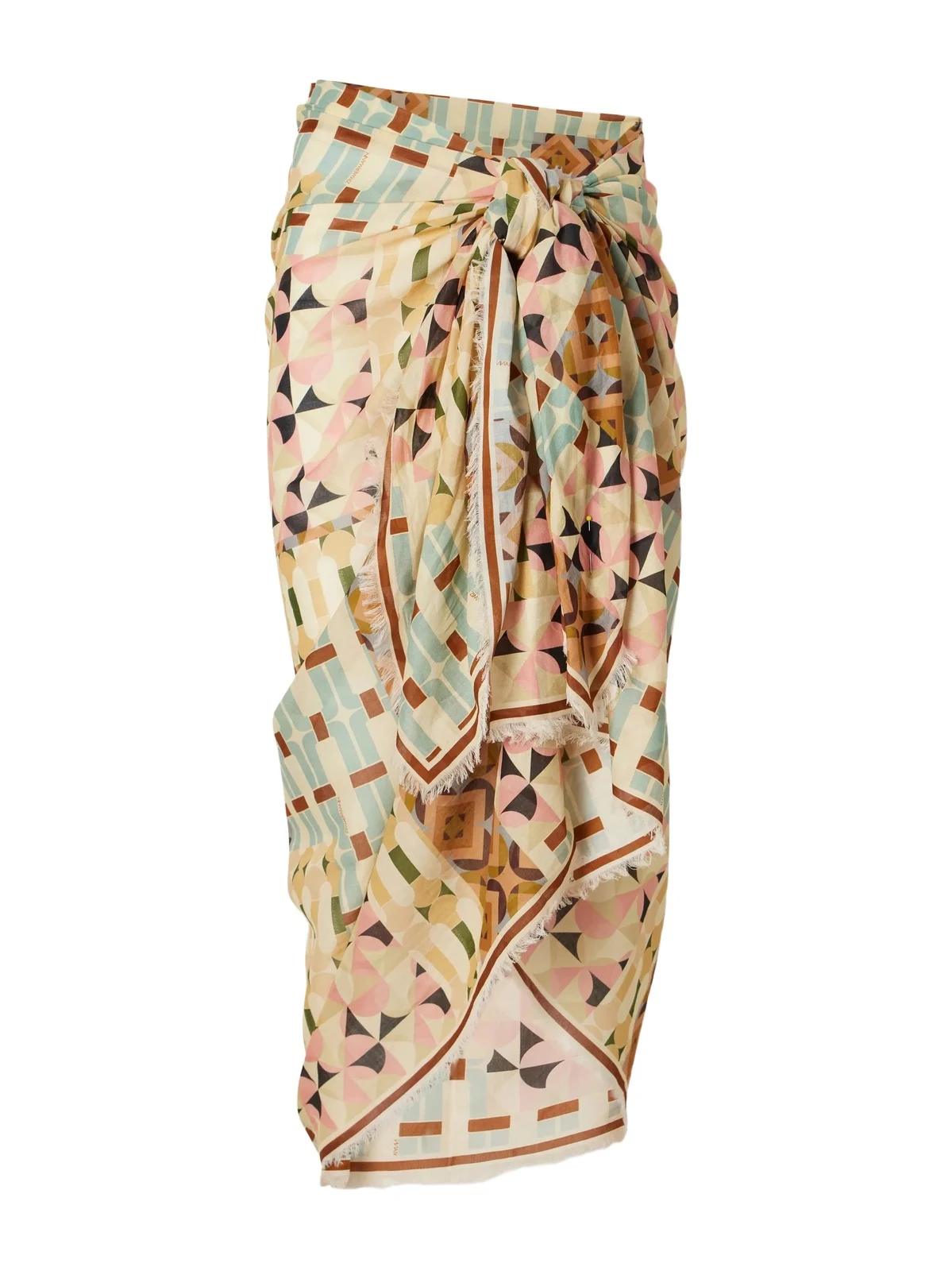 Printed Cotton-voile Pareo