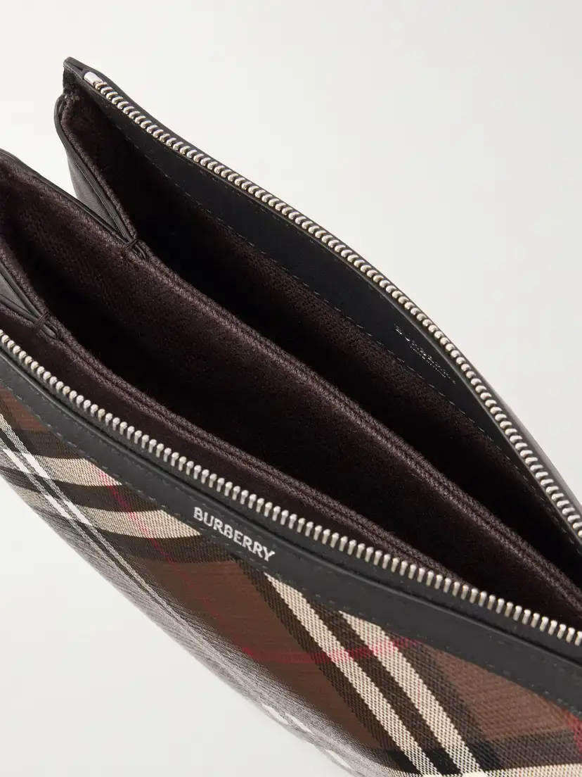 Burberry Checked Leather Shoulder Bag | Thumbnail 6 Burberry Checked Leather Shoulder Bag | Thumbnail 6