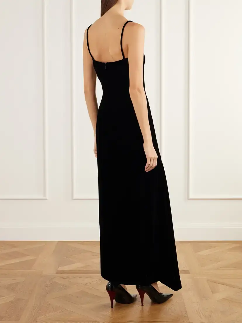 Givenchy Asymmetric Velvet Gown | Thumbnail 3 Givenchy Asymmetric Velvet Gown | Thumbnail 3
