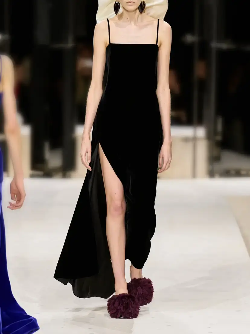 Givenchy Asymmetric Velvet Gown | Thumbnail 5 Givenchy Asymmetric Velvet Gown | Thumbnail 5