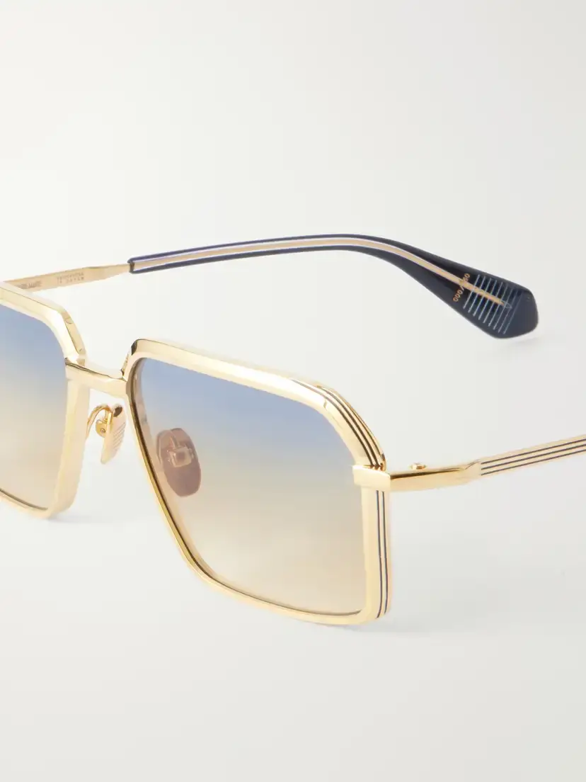 Jacques Marie Mage Vasco Gold-tone Aviator-style Sunglasses | Thumbnail 4 Jacques Marie Mage Vasco Gold-tone Aviator-style Sunglasses | Thumbnail 4