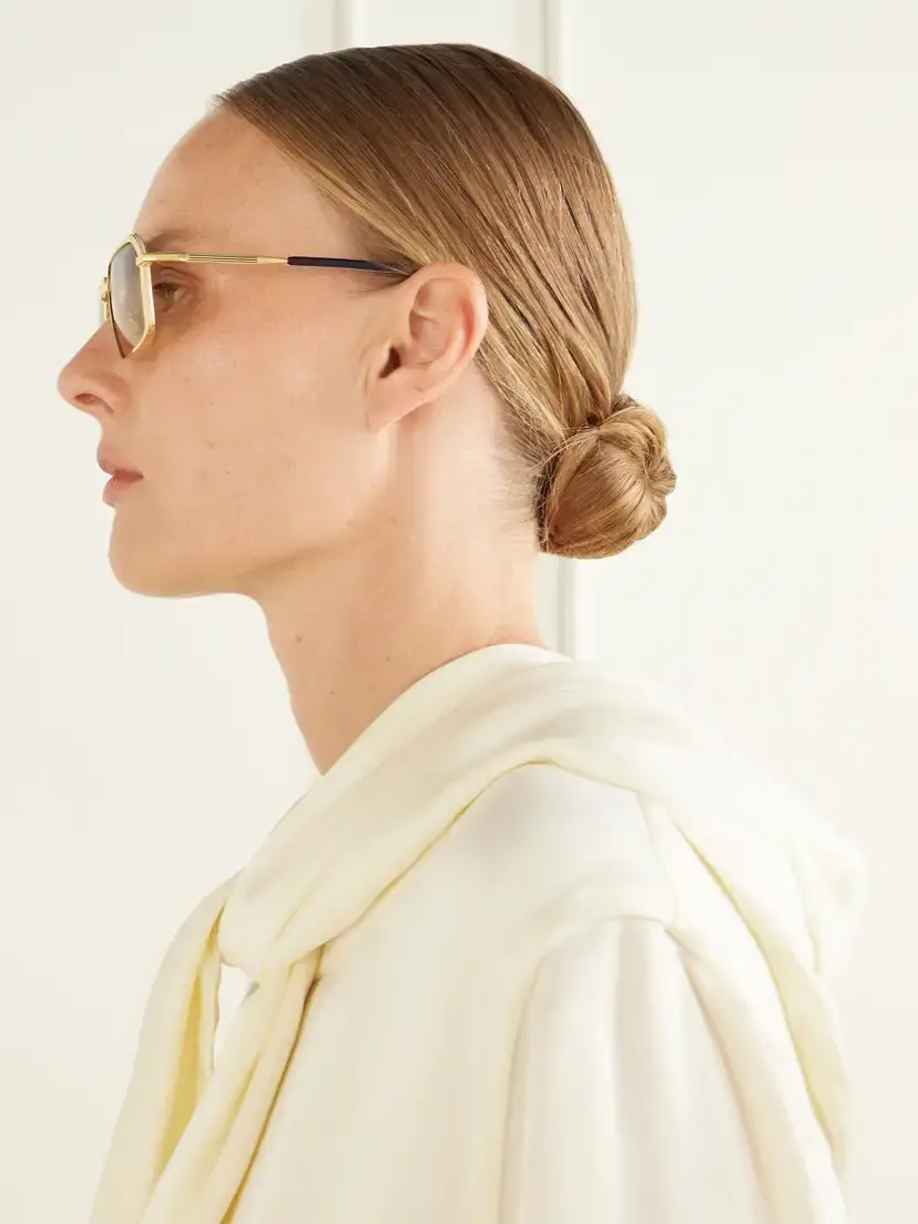 Jacques Marie Mage Vasco Gold-tone Aviator-style Sunglasses | Thumbnail 5 Jacques Marie Mage Vasco Gold-tone Aviator-style Sunglasses | Thumbnail 5